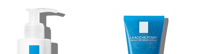 La Roche Posay Cleanser Physiological range page bottom